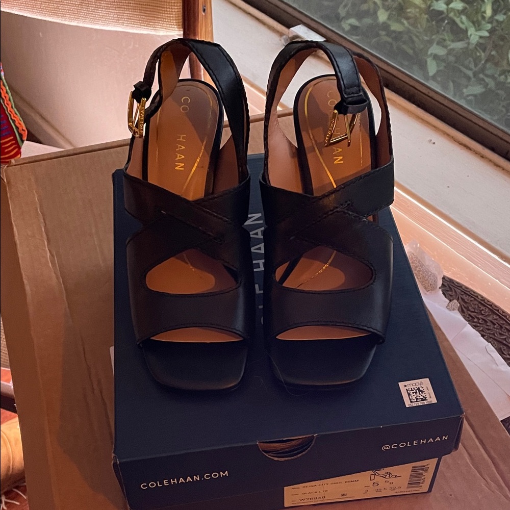 Cole Haan Women's Elegant Black Sandals